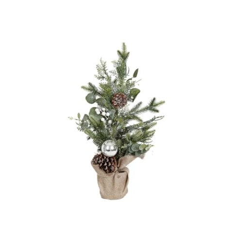 Romimex Weihnachtsbaum, Braun, Grün, Gold, Tannenzapfen, 35 x 60 x 35 cm