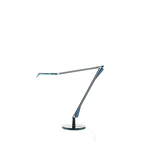 Kartell Aledin TEC, Tischleuchte, Mit Dimmer, Blau