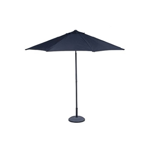 Deuba Noname 46098 Sonnenschirm, 3 m, Schwarz