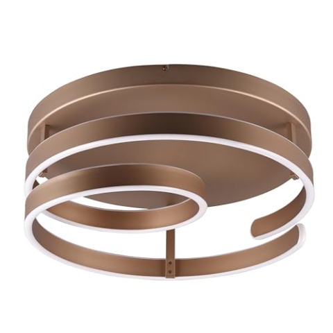 Trio Leuchten LED Deckenleuchte Marnie 644110165, Metall Coffee, inkl. 58 Watt LED, Switch Dimmer