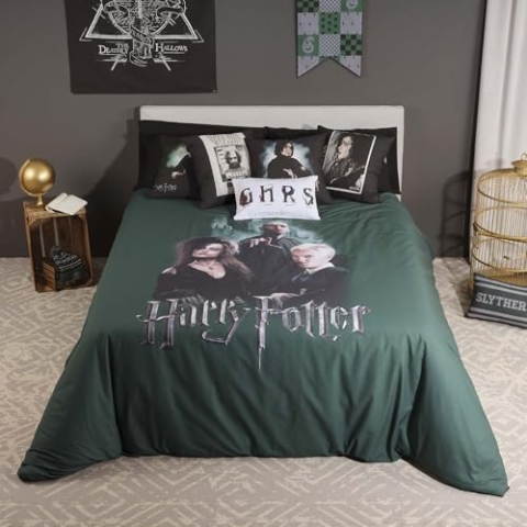 Belum Death Eaters Harry Potter Bettbezug für 90 cm Betten, Maße: 155 x 220 cm