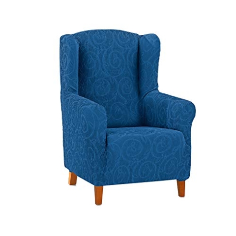 Martina Home Relax-Sesselbezug, Blau, Ohrenschützer