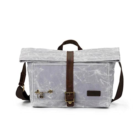 Della Q 22236 Canvas Bag, Leder, Grey, Einheitsgröße