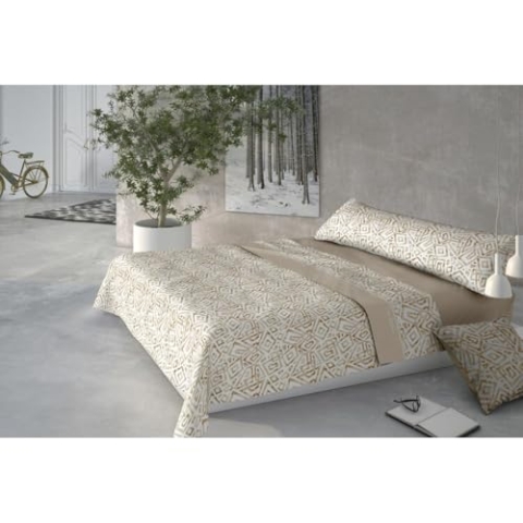 Pierre Cardin Bettwäsche-Set Coralina Marmol, Beige, für 150 cm breite Betten