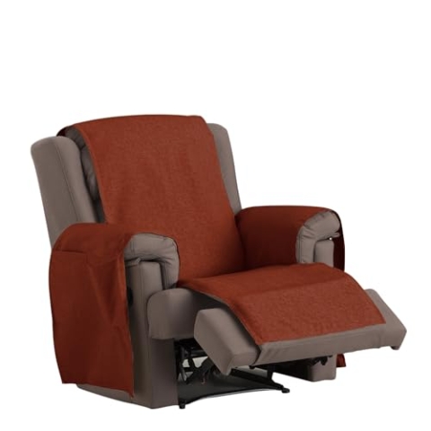 Eysa Dream Nicht elastisch Sofa überwurf 1 Sessel, Chenille, 39-orange, 37 x 4 x 29 cm