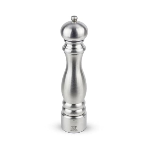PEUGEOT Paris Chef Manuelle Pfeffermühle, Mahlgradeinstellung u'Select, Höhe: 30 cm, Gebürsteter Edelstahl, Silber, 32524