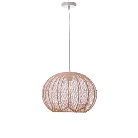 Hängeleuchte für Innenräume D41CM PAOLA NATURAL