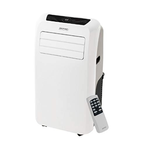 MPM MPM-12-KPO-10 Tragbare Klimaanlage, 350 m³/h, für Räume von 21-42 m², Energieklasse A (443 x 340 x 815 mm), Kunststoff, Weiß