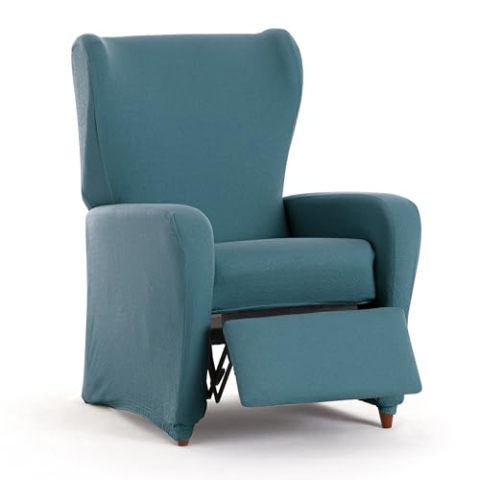 Eysa Bi-elastischer Sofabezug für Relax-Sessel, Farbe: Smaragdgrün, Harlem-Design