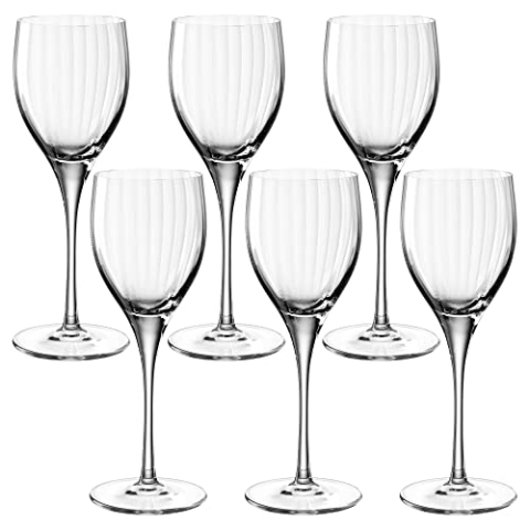 Leonardo Poesia Likörglas 6er Set, spülmaschinengeeignete Spirituosengläser, Schnapsgläser aus Glas, 190 ml, 069162