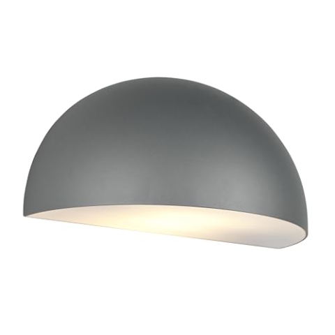 Trio Leuchten Außen Wandleuchte Maas 262460142, Aluminium Druckguss Anthrazit, Schirm Kunststoff, exkl. 1x E27