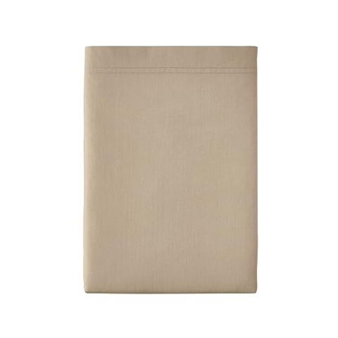 Essix Premium Bettlaken aus Perkal-Baumwolle, Leinen, 180 x 290 cm