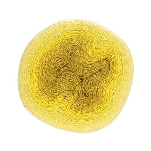 Scheepjes 1698-2 Whirl Baumwolle Garn, 551 Daffodil Dolally, 3x1000m, 3 Count