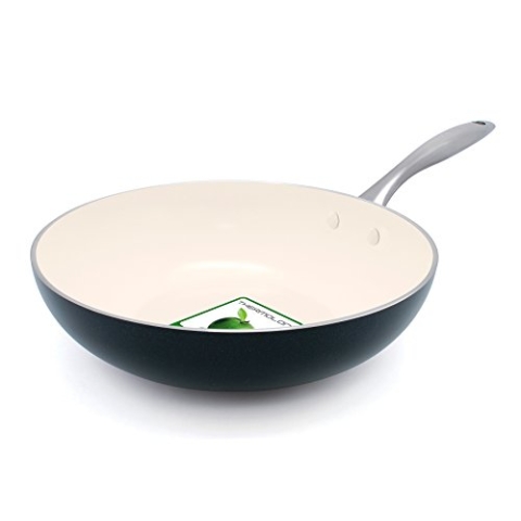 GreenPan Heritage Stielkasserole mit keramischer Antihaftbeschichtung 16cm/1.5L, Aluminium, Black, 16 cm