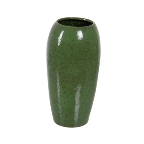 BigBuy Home Vase grün Keramik 31 x 31 x 60,5 cm