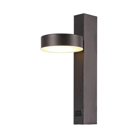 V-TAC Drehbare LED-Wandleuchte - IP20 - Schwarz - 8W- 900 Lumen - 3000K