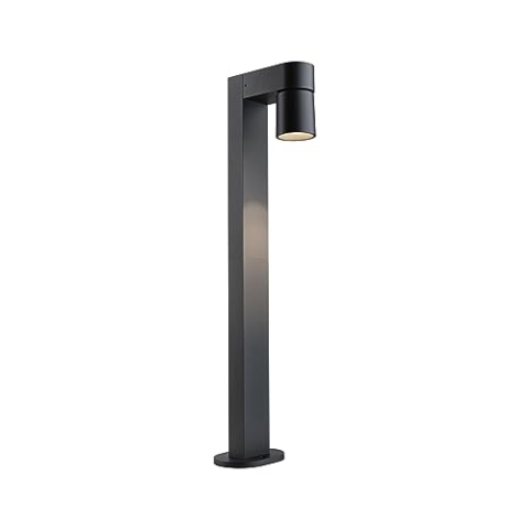 Paulmann 94822 LED Pollerleuchte Kimu IP44 822mm 3000K 8W 500lm 230V 70° Anthrazit Aluminium Außenleuchte