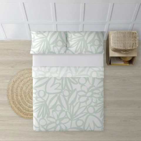 Belum Bettwäsche-Set für 135 Betten, bestehend aus: Kissenbezug, Bettbezug: 210 x 270 cm, Spannbettlaken: 140 x 200 cm + 25 cm, Stoff: 100% Bio-Baumwolle, 175 Fäden
