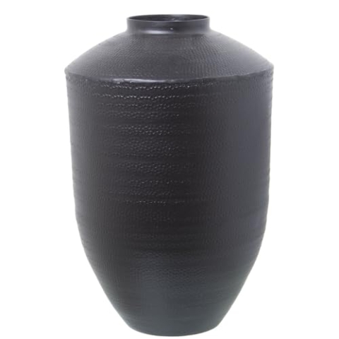 Alexandra House Living Vase, Schwarz, Metall, 25 x 26 x 3960 cm
