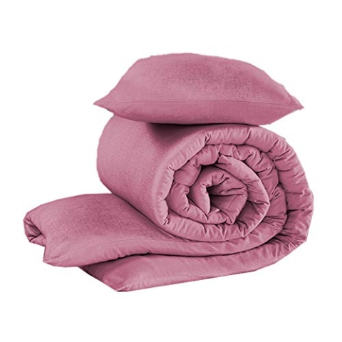 De Witte Lietaer Bettbezug-Set, Baumwolle, Rosa, 140 x 220 cm