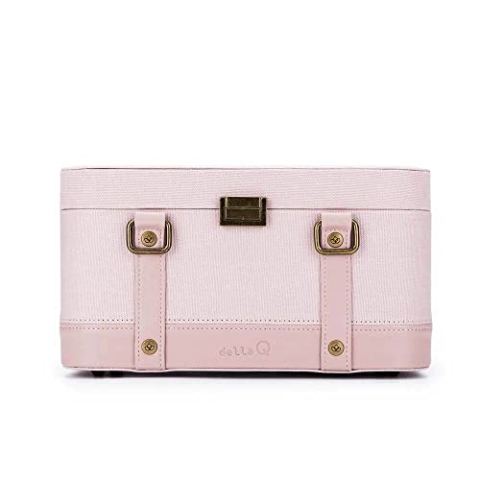 Della Q 22248 Train Case, Canvas, Petal, Einheitsgröße