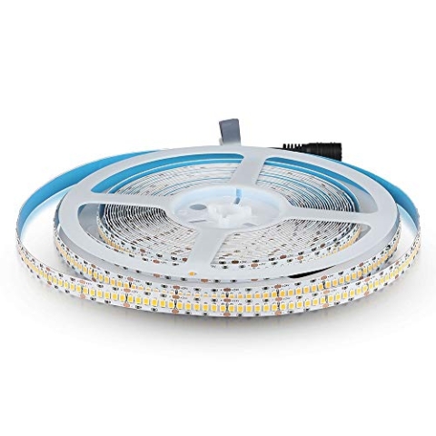 V-TAC LED Streifen Samsung SMD2835 18W/m Spule 10m 240 LED/m 24V 3000K IP20 CRI>95