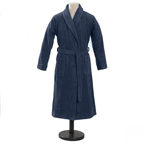 Essix Home Collection Bademantel, Gr.XXL, Ozeanblau