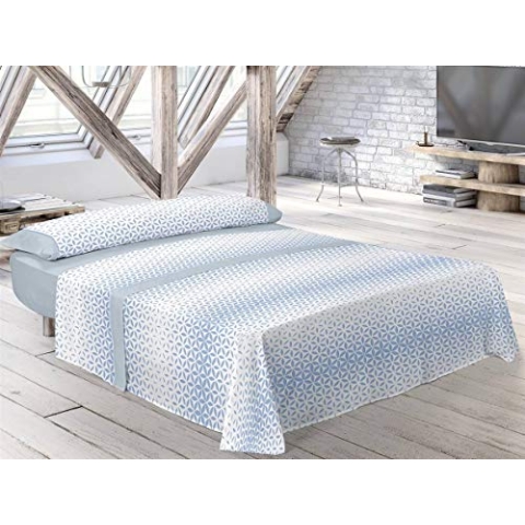 Pierre Cardin Bettlaken, Polycotton, Blau, C2, Bett 180 cm