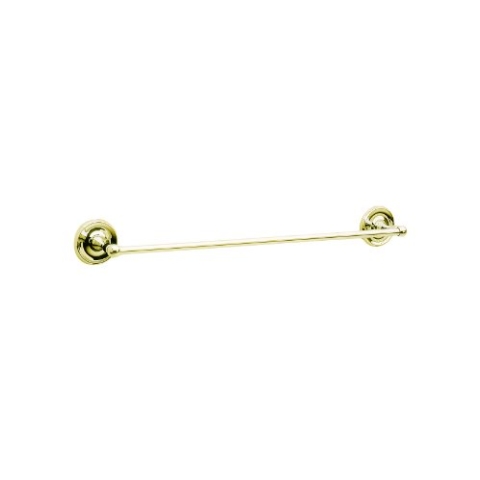 SMEDBO Villa Single Towel Rail, Brass, Gold, 63.5 x 7.5 x 6.9 cm