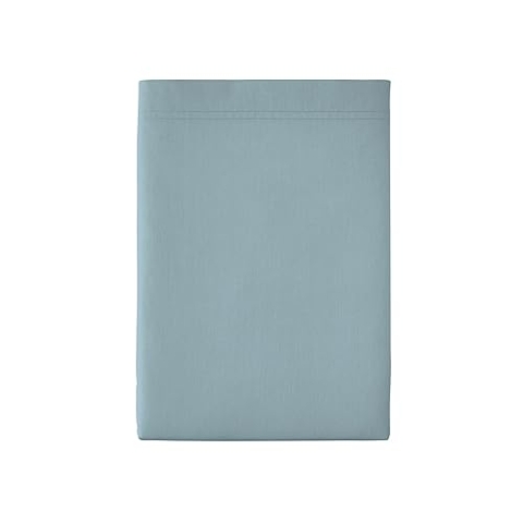 Essix First Bettlaken, Perkal-Baumwolle, 180 x 290 cm, Eisblau