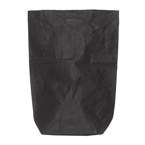 Furniteam Aufbewahrungsbox, Pflanztopf, Laudry Bag, groß, waschbar Papier (Handwäsche, Chemische in der Luft), schwarz, 30 x 16 x 62 cm