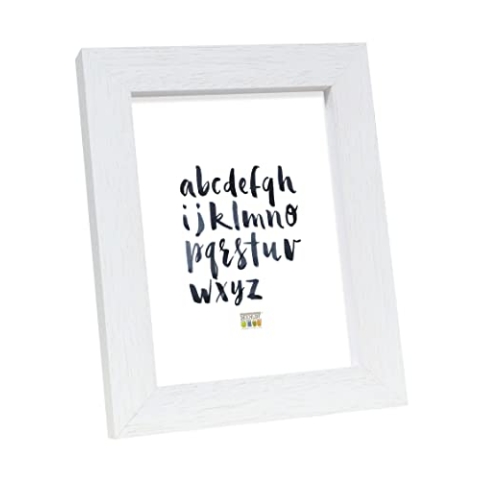 Deknudt Frames S45PK1 Cadre Photo Bois Peint Blanc 18 x 24 cm