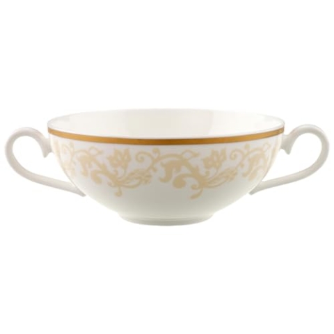 Villeroy & Boch 10-4390-2510 Ivoire Suppen-Obertasse 0.40 L, Porzellan, Mehrfarbig, 44.5 x 33.2 x 4 cm, 1 Einheiten