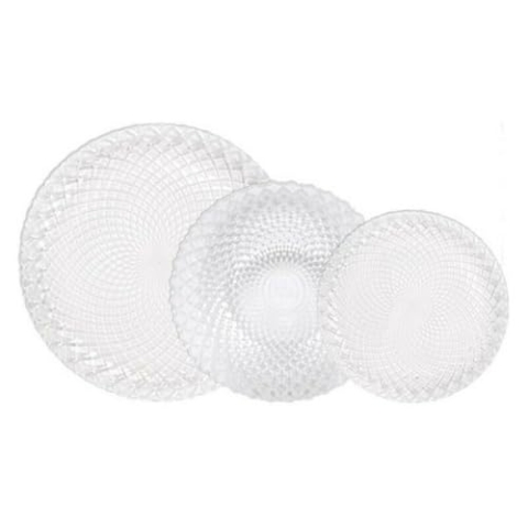 BigBuy Home S2206971 Tafelservice Diamant, 18 Stück, verschiedene Materialien