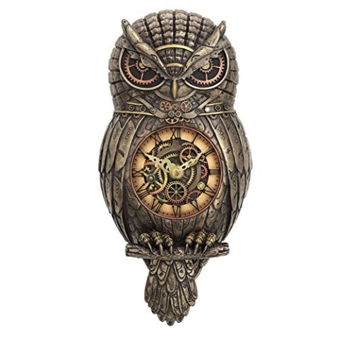 Nemesis Now Chronology Wisdom Uhr, 34 cm, bronzefarben