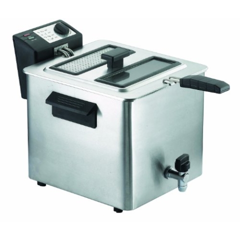 RGV Fritteuse Type 8/N Schwarz, Edelstahl