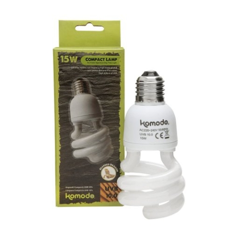 Happy Pet Komodo Compact Lamp UVB 10.0 ES 15w
