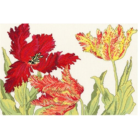 Bothy Threads Kreuzstich-Set Tulpen, 36x24cm, XBD9, Zählmuster