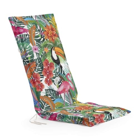 BELUM | Gartenstuhlkissen - Produktmaße: Sitz ohne Lenkrad: Dicke: 4 cm/Breite: 41 cm/Länge: 37 m Rückenlehne ohne Lenkrad: Dicke: 4 cm/Breite: 53 cm/Länge: 64 cm | Modell: 0120-39 cm 7