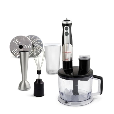 Stabmixer Crema 800W Komplettset Schwarz