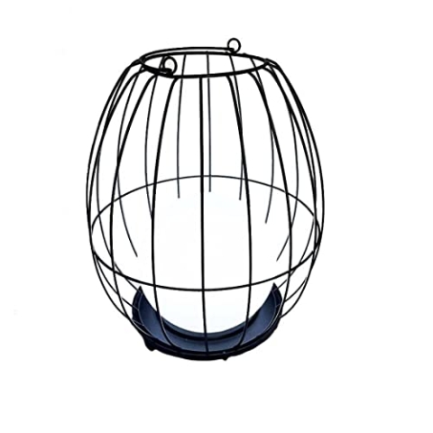 Drahtlose Metallkäfig-LED-Laterne H26CM SUNSET W25