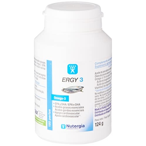 NUTERGIA ERGY 3 180perl, Schwarz, 1 unidad (Paquete de 1)