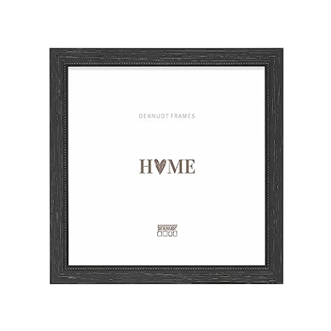 Deknudt S46KF2_30.0x30.0 Bilderrahmen, Holz, 30 x 30 cm, Schwarz