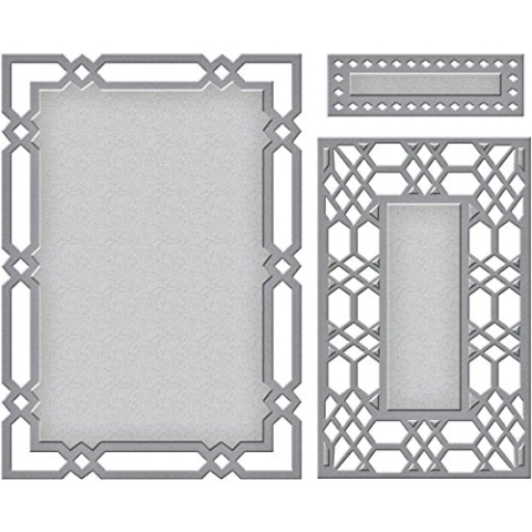 Spellbinders Card Creator Ravenna Die, Metal, Brown