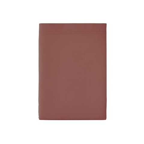 Bettlaken aus Baumwollperkal, Premiere, Rosenholz, 180 x 290 cm, Essix