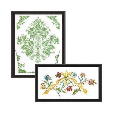 Thea Gouverneur 780 Kreuzstich-Set, Mehrfarbig, 22x28 and 42x22cm