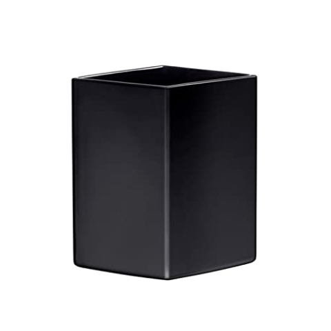 Iittala 1051703 Ruutu Vase, Keramik, schwarz