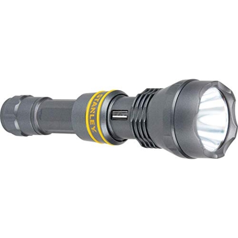 STANLEY TL450PS - Wiederaufladbare 450-Lumen LED-Taschenlampe mit USB-Ladegerät