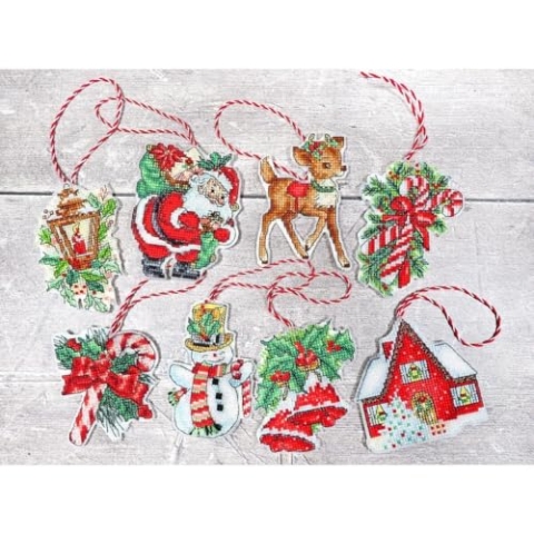 Letistitch Leti966 Kreuzstich Set, Mehrfarbig, 8x10cm