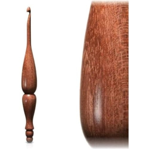 Furls FFCROPURP0800 1 Häkelnadeln, Wood, Purpleheart, 8mm